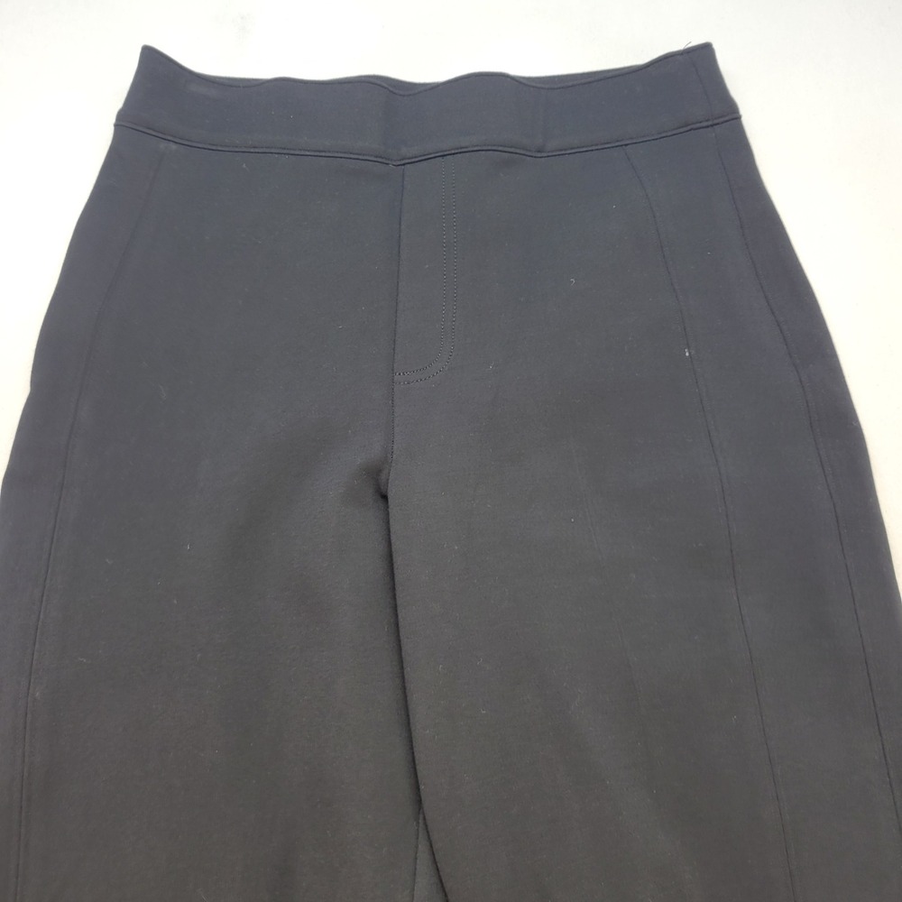 Spanx Perfect Pant Ponte Women Medium Tall Black Slim Straight Leg 20254T - Picture 2 of 12
